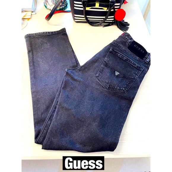 Guess Other - Guess, Black Slim Straight Del Mar Fit Jeans Sz 32